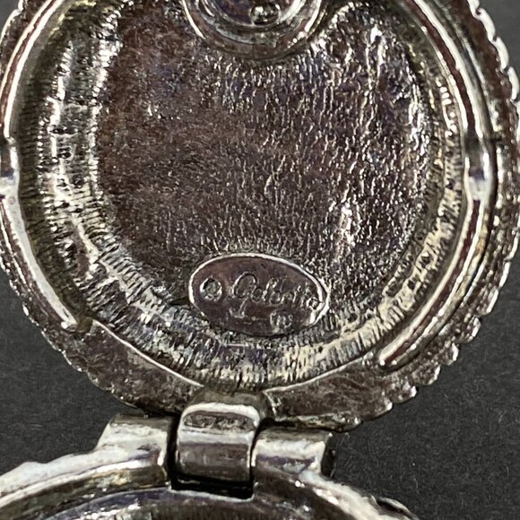 Goldette Hieroglyphic VTG Locket Spinner Pendent Fob - Picture 5 of 11